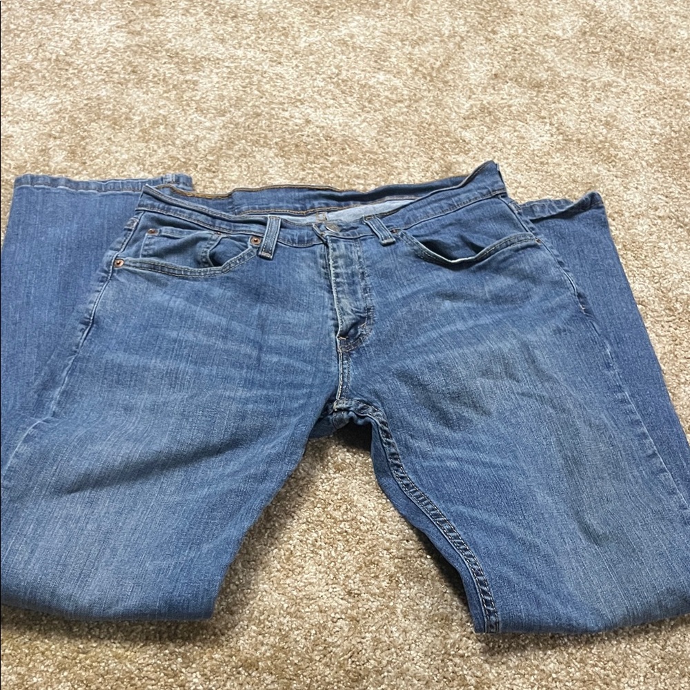 Wrangler Men's Straight Jeans - Blue